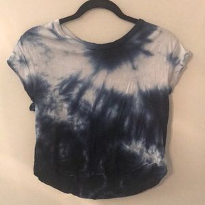 BRANDY MELVILLE BLUE TIE DYE CROP
